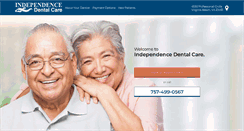 Desktop Screenshot of independencedentalcare.com